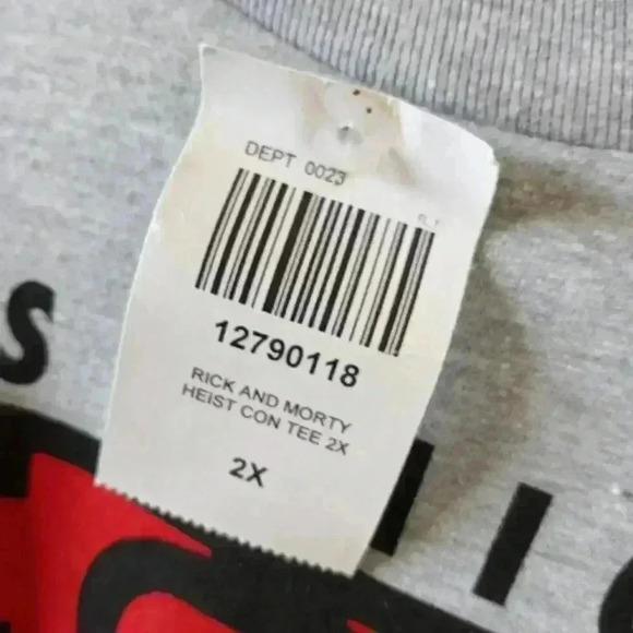 T SHIRT  RICK and MORTY 2X THE ART OF THE HEIST ADULT SWIM - Picture 6 of 6